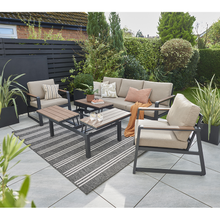 Load image into Gallery viewer, Hemsby 3 Seater Outdoor Sofa Set With 3 Way Lift Table
