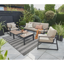 Load image into Gallery viewer, Hemsby 3 Seater Outdoor Sofa Set With 3 Way Lift Table
