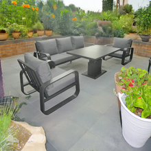 Load image into Gallery viewer, Babingley Outdoor Lounge Set With Height Adjustable Table
