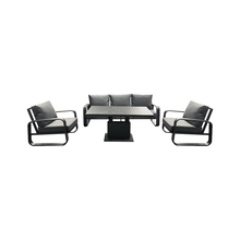 Load image into Gallery viewer, Babingley Outdoor Lounge Set With Height Adjustable Table
