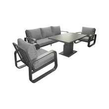 Load image into Gallery viewer, Babingley Outdoor Lounge Set With Height Adjustable Table
