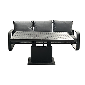 Babingley Outdoor Lounge Set With Height Adjustable Table