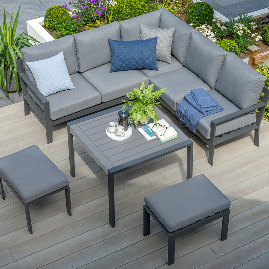 Titchwell Outdoor Mini Corner Set with Standard Table