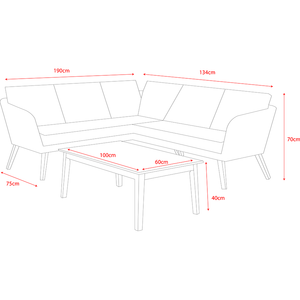 Chedworth Outdoor Corner Set