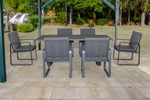 Load image into Gallery viewer, Babingley Outdoor 6 Seat Dining Set  180cm
