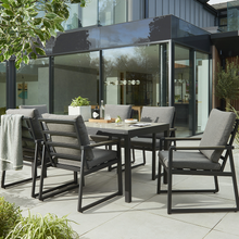 Load image into Gallery viewer, Hemsby 6 Seater Rectangular Outdoor Dining Set
