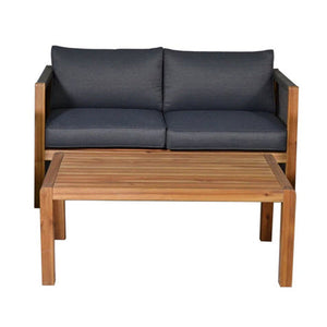 Acacia Wood 4 Seater Garden Furniture Set