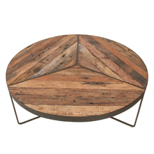 Load image into Gallery viewer, Whitechapel Boatwood Round Rustic Coffee Table Large
