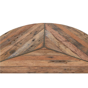 Whitechapel Boatwood Round Rustic Coffee Table Large