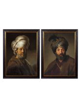 Load image into Gallery viewer, c.17th Century Rembrandt&#39;s Oriental Gentlemen Framed Print
