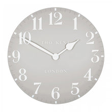 Load image into Gallery viewer, 20&quot; Arabic Dove Grey Wall Clock
