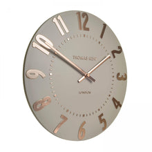 Load image into Gallery viewer, 20&quot; Mulberry Rose Gold Wall Clock
