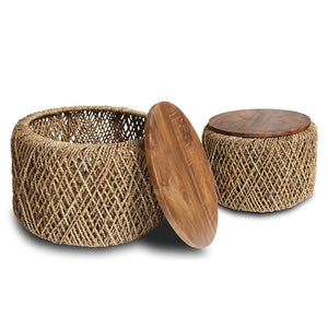 Tokio Natural Coffee Tables- Set of 2