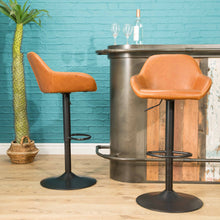 Load image into Gallery viewer, Aston Gas Lift Barstool Tan SET OF 2
