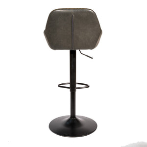 Aston Gas Lift Barstool Grey SET OF 2