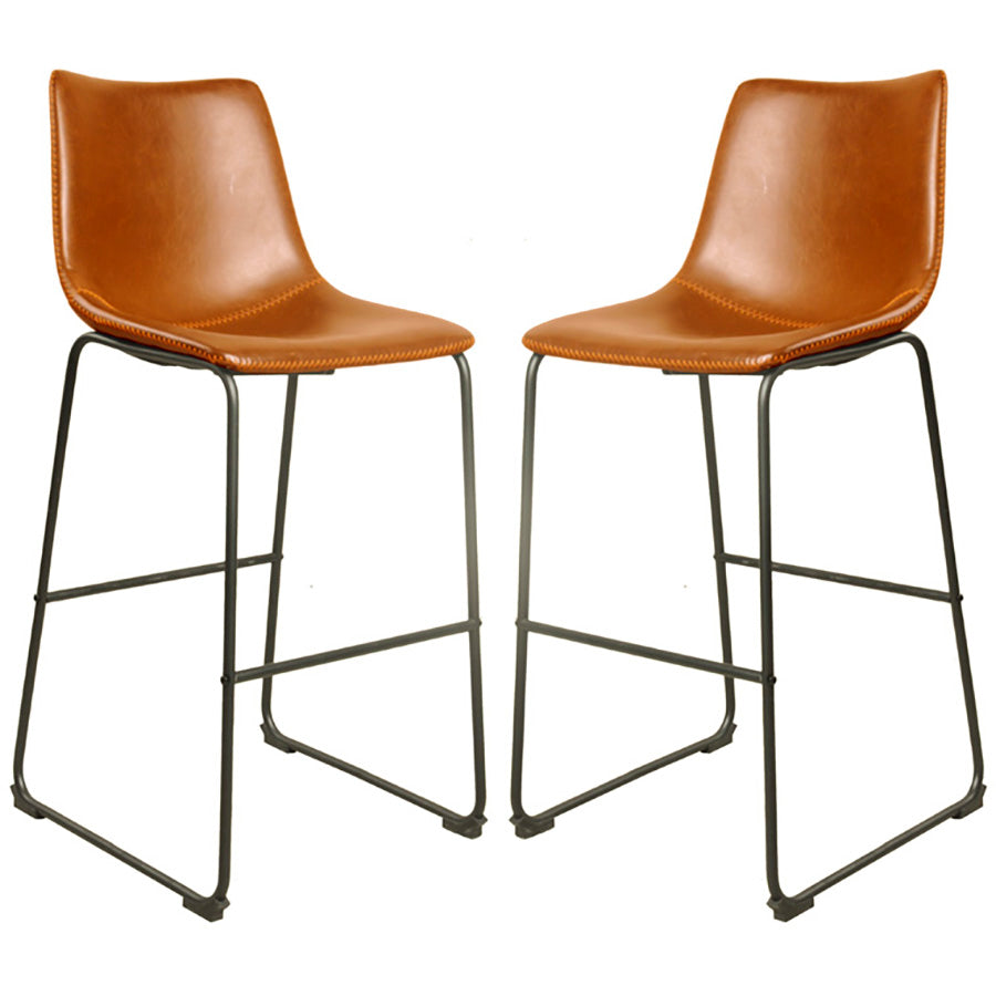 Ricard Bar Stool Tan SET OF 2