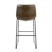 Load image into Gallery viewer, Ricard Vegan Bar Stool Chestnut SET OF 2
