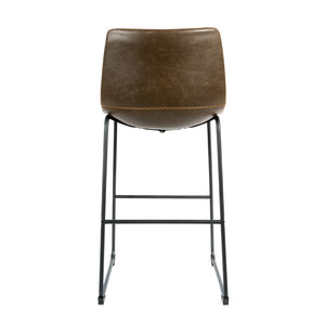 Ricard Vegan Bar Stool Chestnut SET OF 2