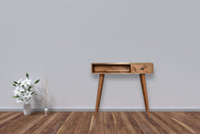 Load image into Gallery viewer, Solid Wood Writing Desk with Open Slot
