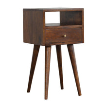 Load image into Gallery viewer, Mini Chestnut Bedside Table
