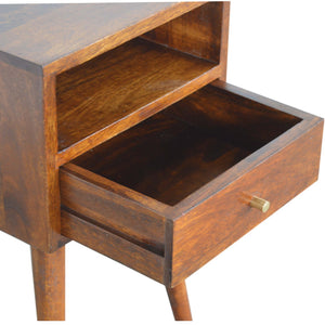 Mini Chestnut Bedside Table