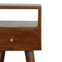 Load image into Gallery viewer, Mini Chestnut Bedside Table
