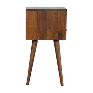 Mini Chestnut Bedside Table