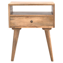 Load image into Gallery viewer, Solid Mango Wood Bedside with Open Slot
