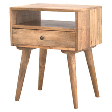 Load image into Gallery viewer, Solid Mango Wood Bedside with Open Slot
