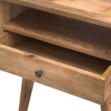 Load image into Gallery viewer, Solid Mango Wood Bedside with Open Slot
