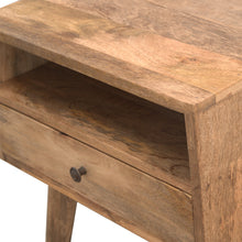 Load image into Gallery viewer, Solid Mango Wood Bedside with Open Slot
