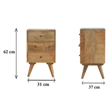 Load image into Gallery viewer, Nordic Style 4 Drawer Bedside Chest of Drawers
