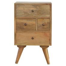 Load image into Gallery viewer, Nordic Style 4 Drawer Bedside Chest of Drawers
