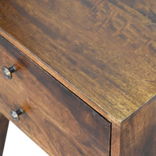 Load image into Gallery viewer, Chestnut Modern Solid Wood Bedside Table
