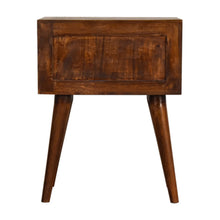 Load image into Gallery viewer, Chestnut Modern Solid Wood Bedside Table
