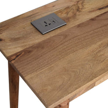 Load image into Gallery viewer, Nordic Style Writing Desk with 2 Drawers and Cable access
