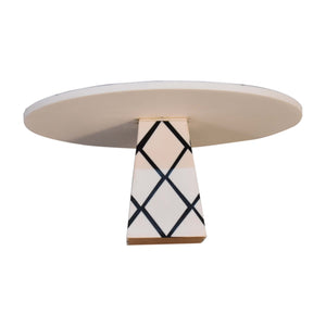 White Cross Base Resin Cake Stand