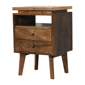 Platform Bedside Table