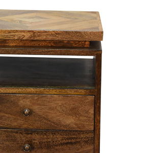 Platform Bedside Table