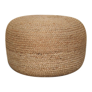 Natural Jute Pouffe