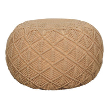 Load image into Gallery viewer, Ansley Beige Pouffe
