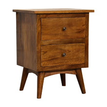 Load image into Gallery viewer, Chestnut Bedside Table
