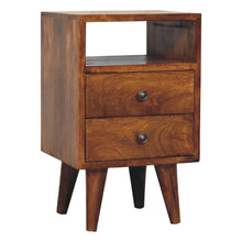 Load image into Gallery viewer, Mini Classic Chestnut Bedside Table
