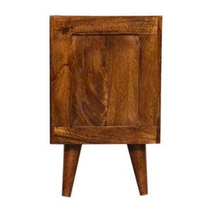 Mini Manila Gold 1 Drawer Bedside Table