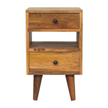 Load image into Gallery viewer, Mini Classic Multi Oak-ish Bedside Table
