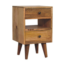 Load image into Gallery viewer, Mini Classic Multi Oak-ish Bedside Table
