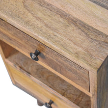 Load image into Gallery viewer, Mini Classic Multi Oak-ish Bedside Table
