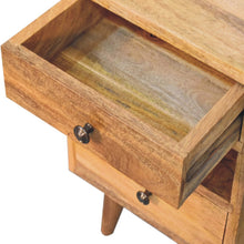 Load image into Gallery viewer, Mini Classic Multi Oak-ish Bedside Table
