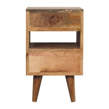 Load image into Gallery viewer, Mini Classic Multi Oak-ish Bedside Table
