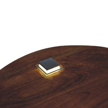 Load image into Gallery viewer, Single Chestnut Rounded Bedside Table Table with Reading Light
